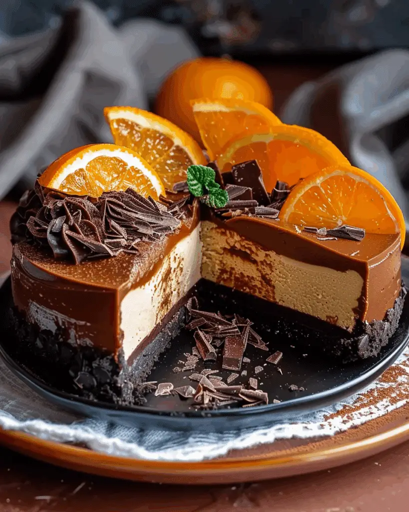 Chocolate Orange Cheesecake – A Decadent Dessert Delight