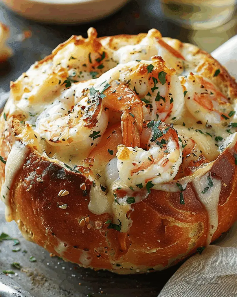 Stuffed Seafood Bread Bowl
