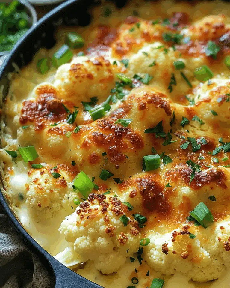 Cheesy Cauliflower Au Gratin
