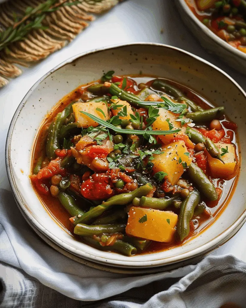 Fasolakia (Greek Green Bean Stew)