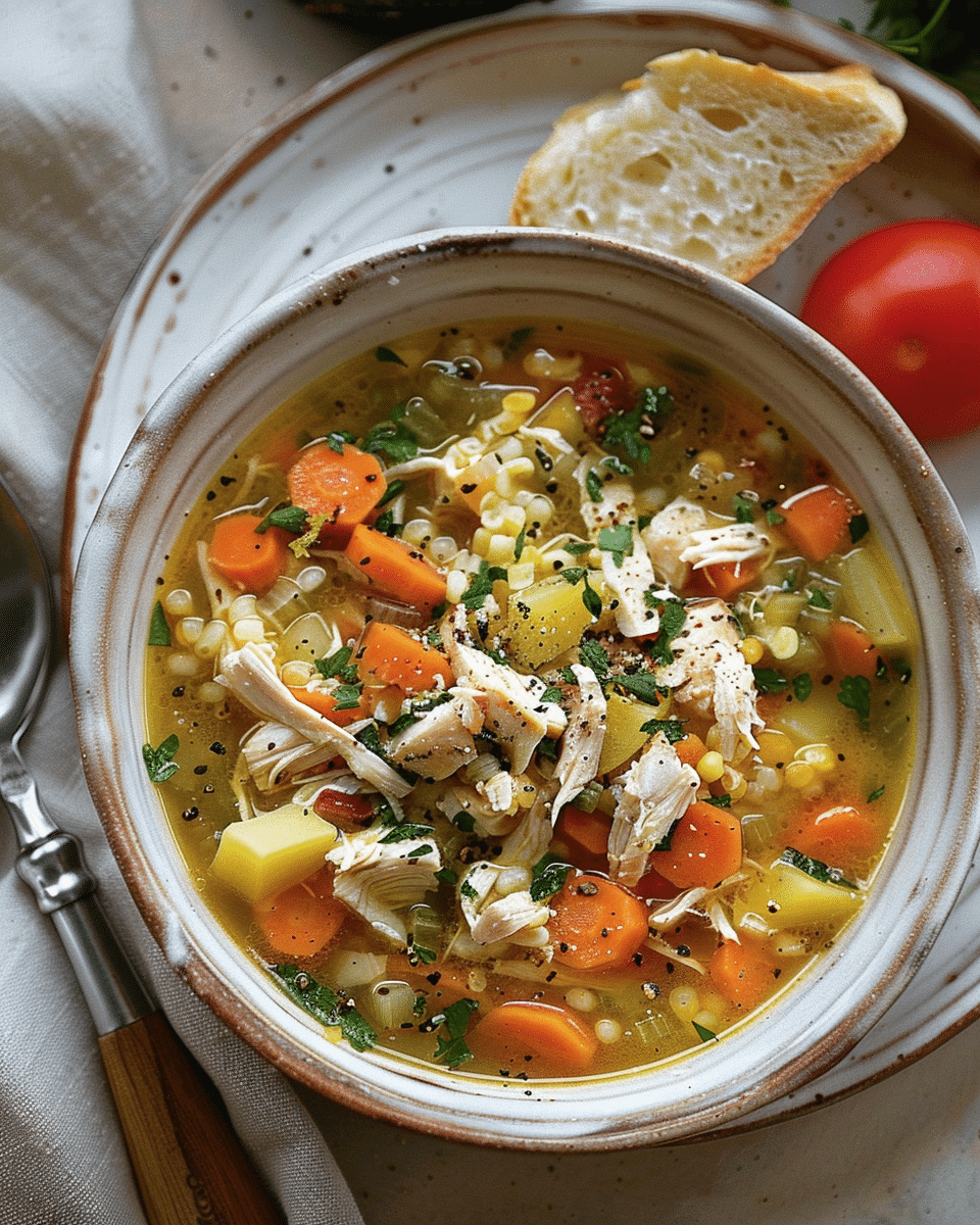 Easy Chicken and Vegetable Soup