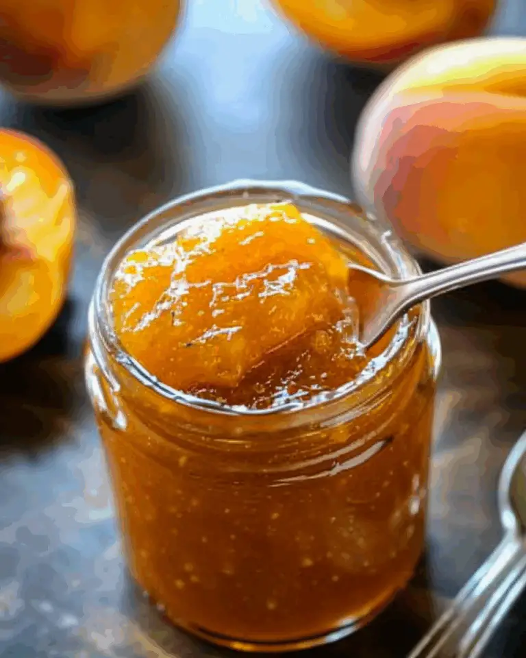 Honey-Sweetened Peach Jam