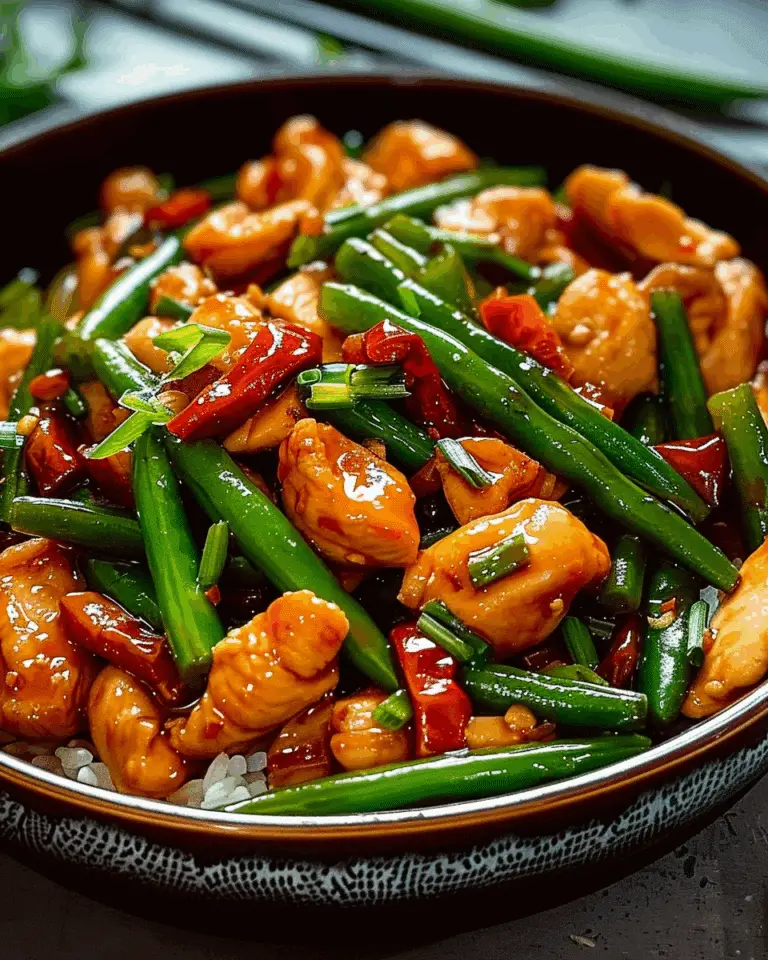Chicken and Green Bean Stir‑Fry