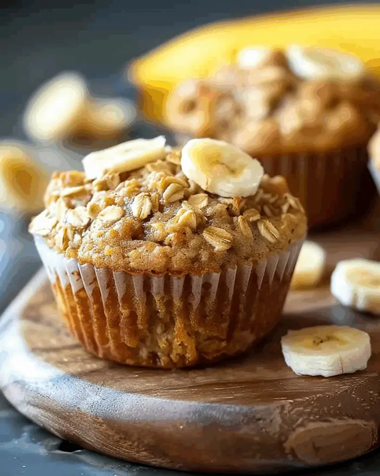 Banana Oatmeal Muffins