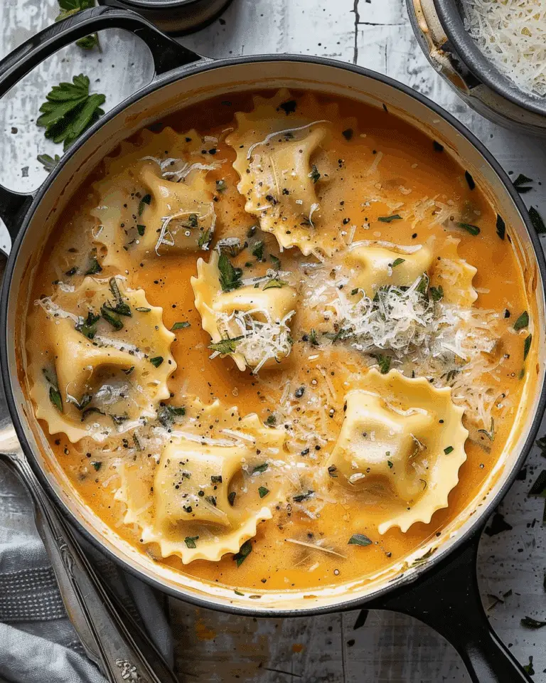 Ravioli Soup