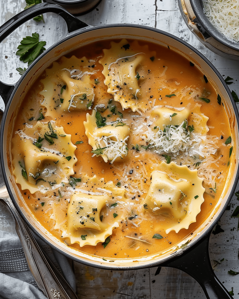 Ravioli Soup