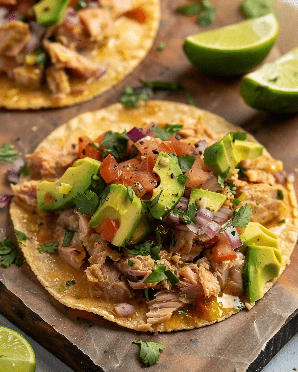 Tuna Tostadas – Healthy Mexican Twist