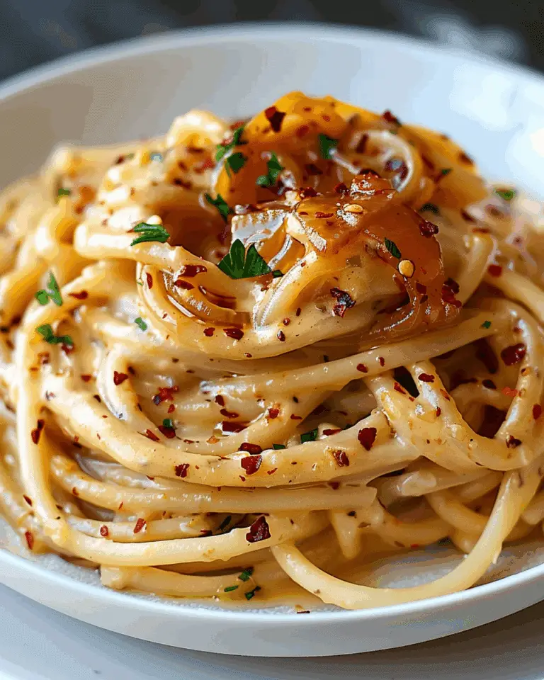 Caramelized Onion Pasta