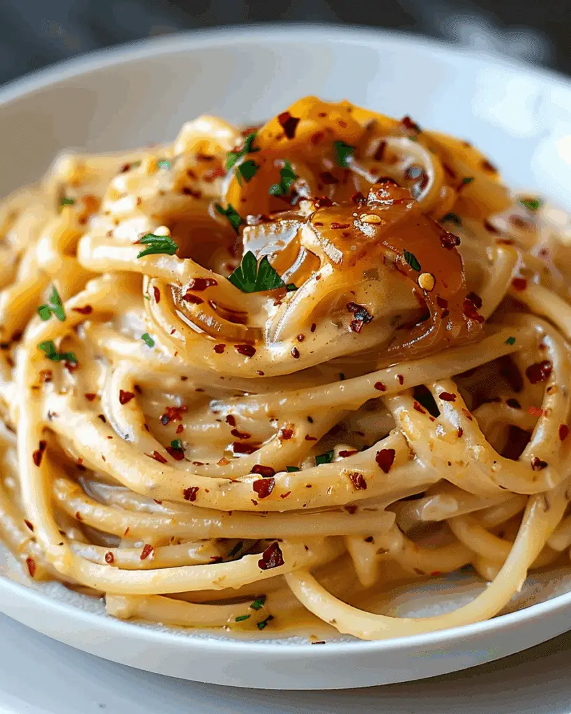 Caramelized Onion Pasta