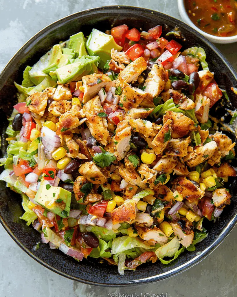 Southwestern Chopped Chicken Salad