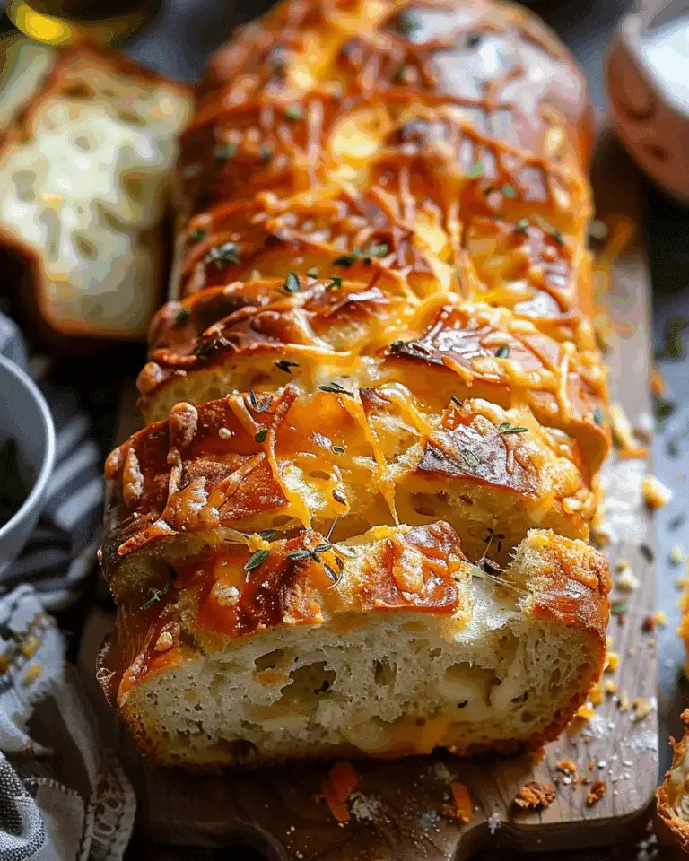 Easy Cheddar Cheese Bread
