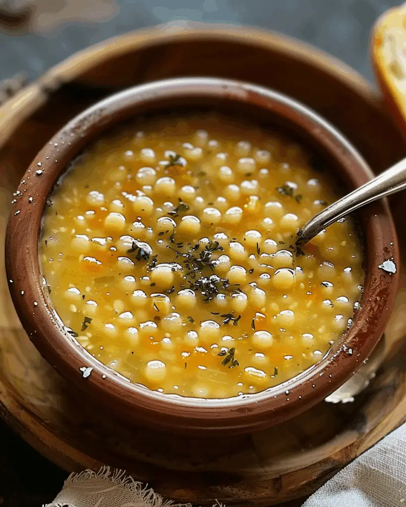 Italian Penicillin Pastina Soup