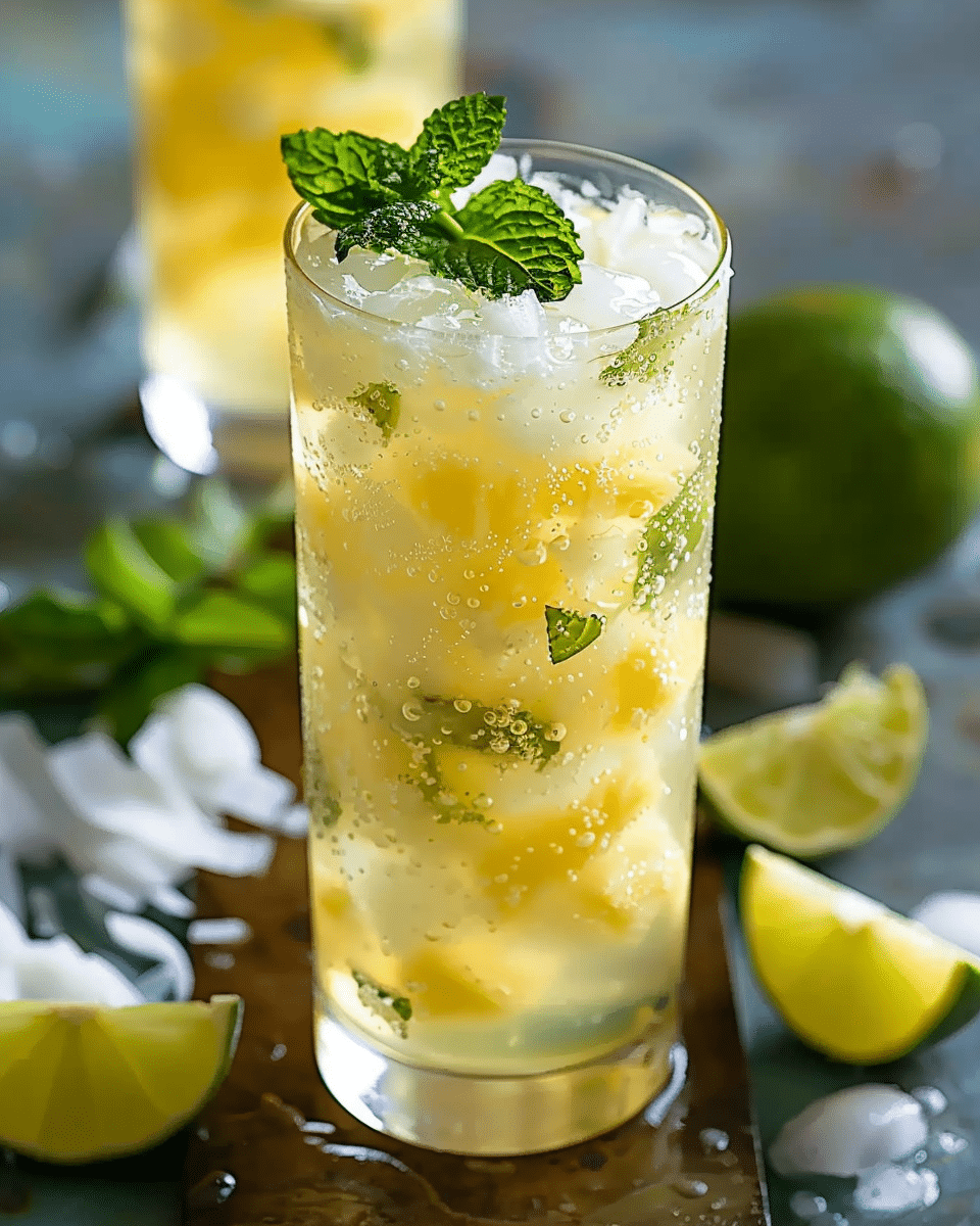 Pineapple Coconut Mojito