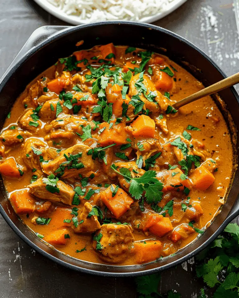 Slow Cooker Chicken and Sweet Potato Curry