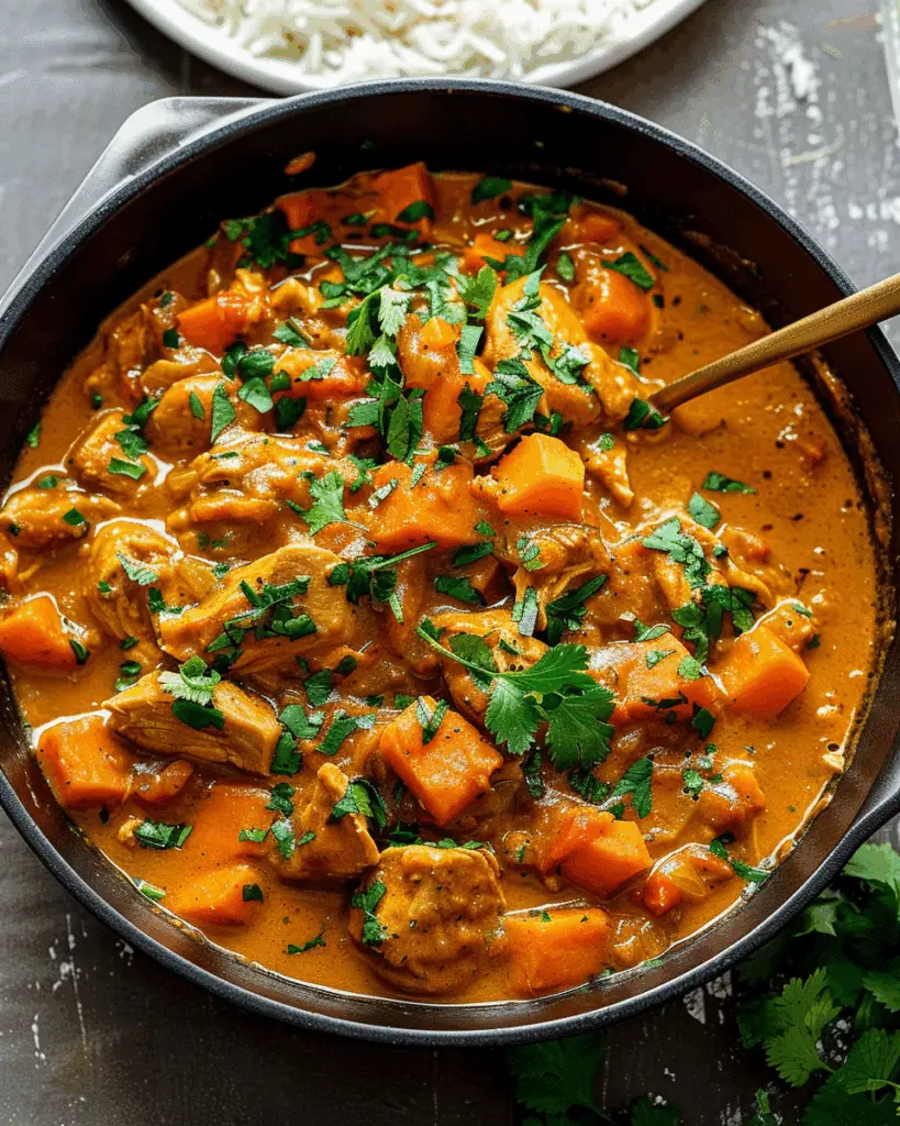 Slow Cooker Chicken and Sweet Potato Curry