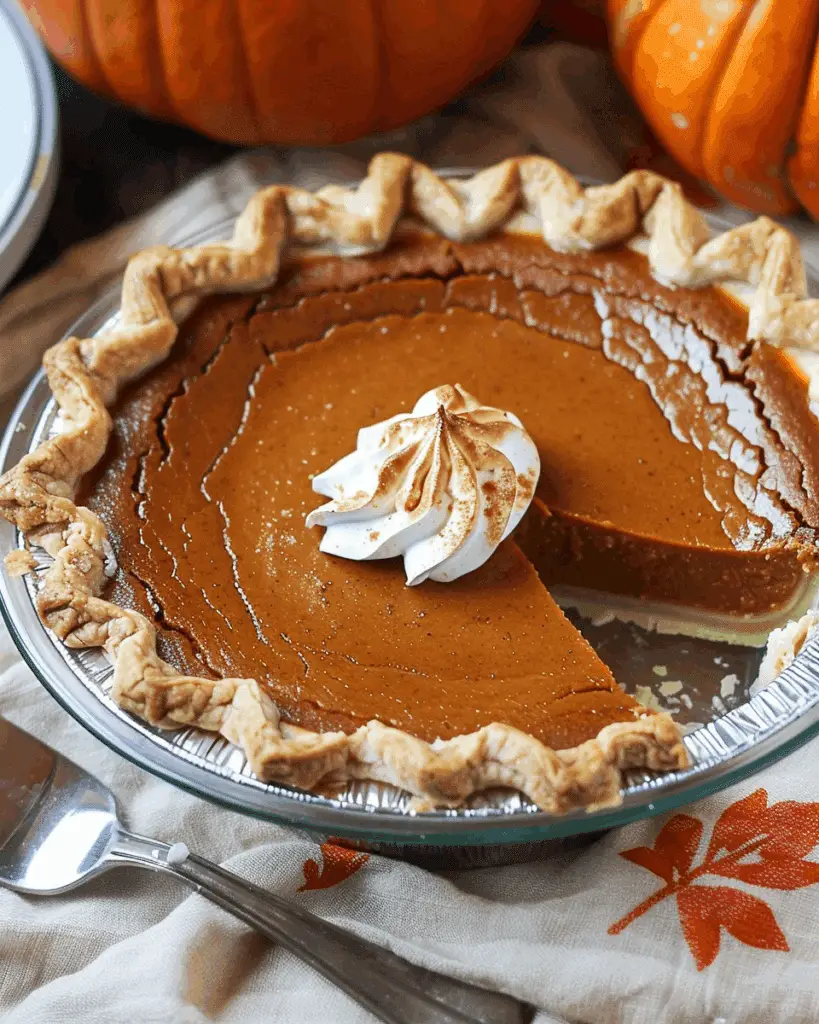 Brown Sugar Pumpkin Pie