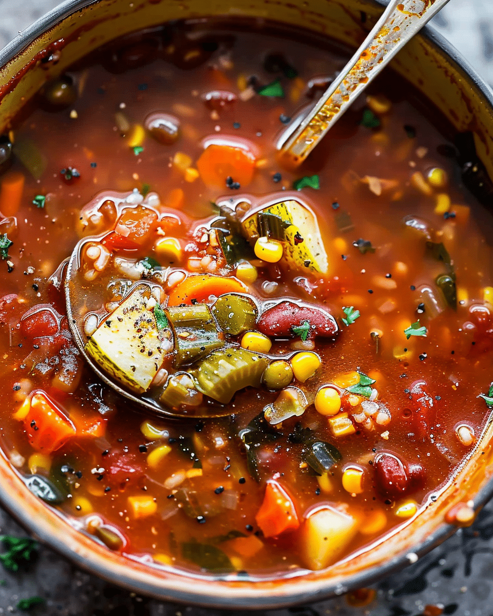 Alphabet Vegetable Soup