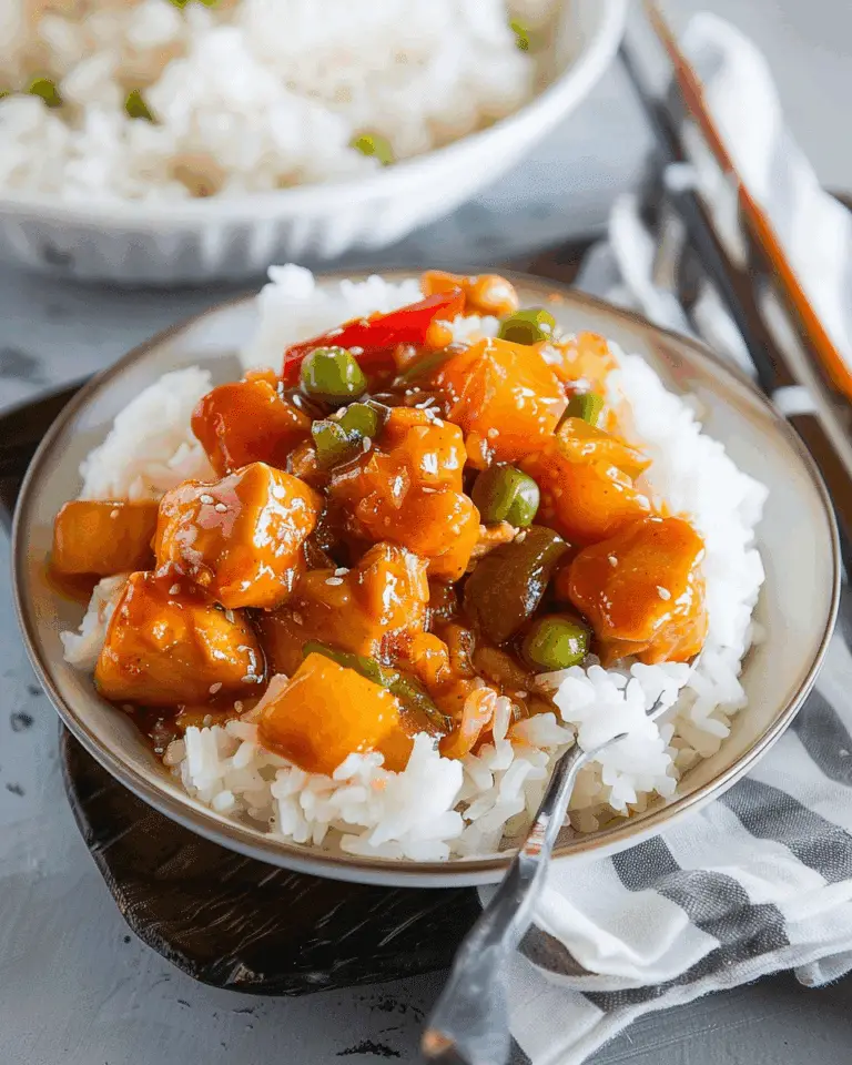 Homemade Sweet & Sour Chicken