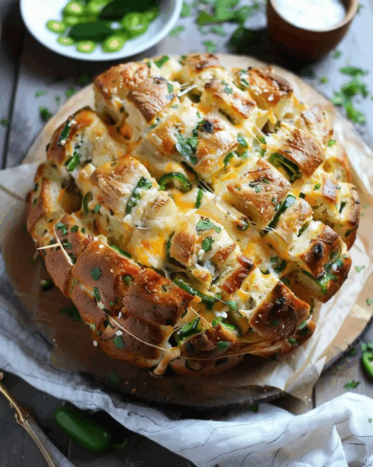 Jalapeño Popper Pull‑Apart Bread