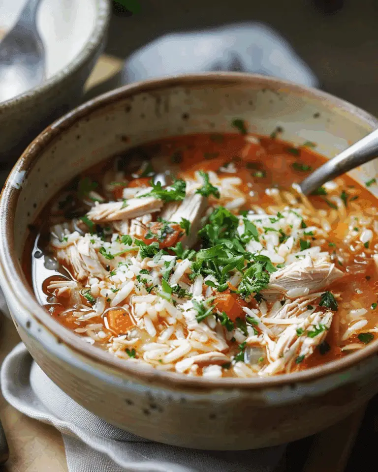Turkey and Rice Soup