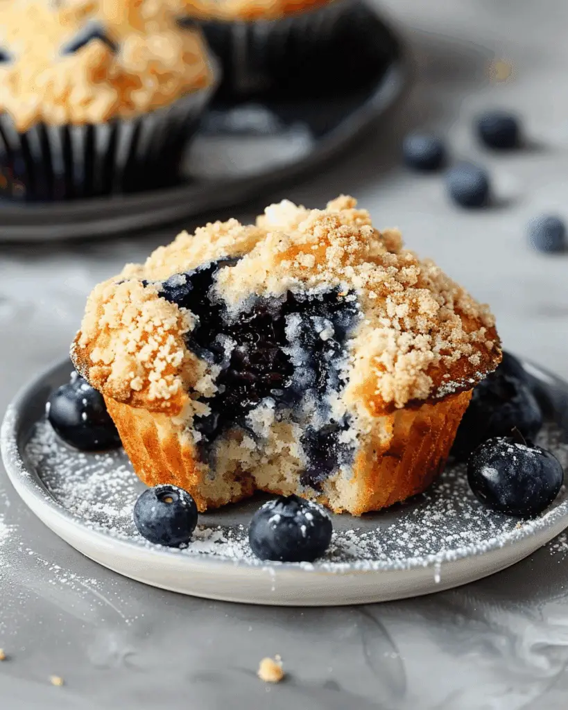 Blueberry Cream Cheese Muffins