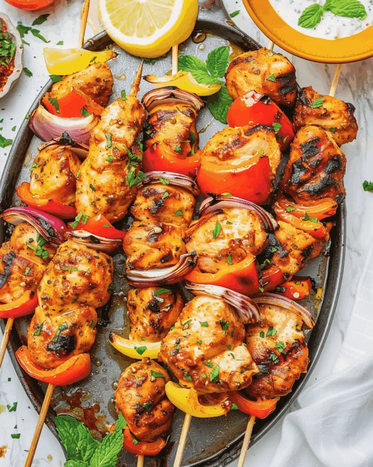 Greek Chicken Kabobs