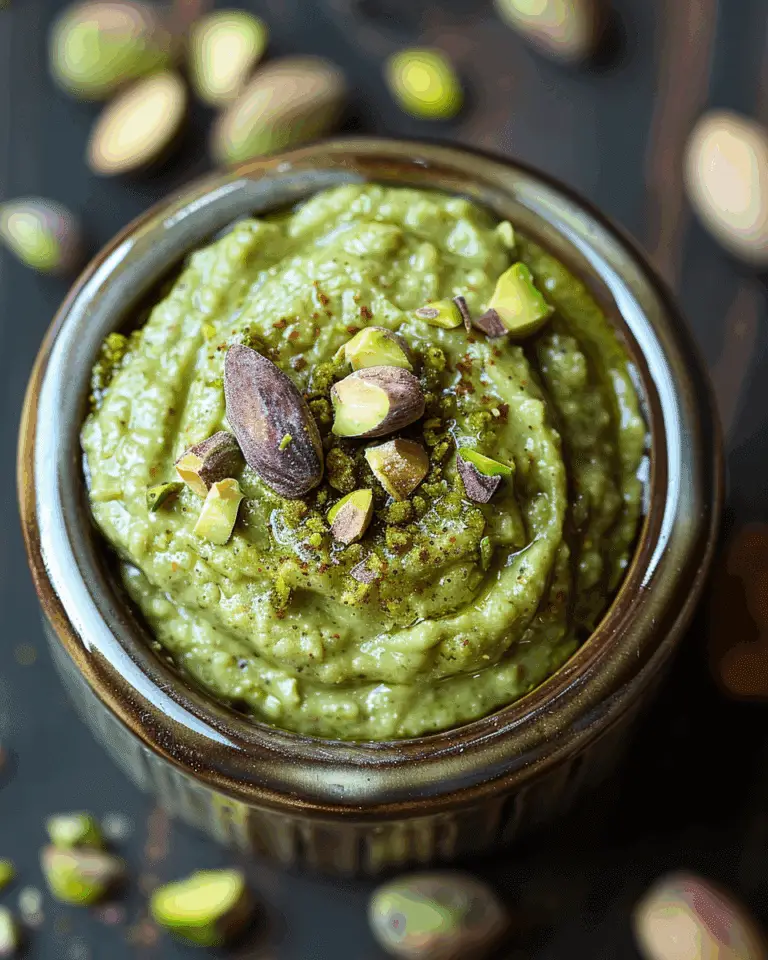 Homemade Pistachio Butter