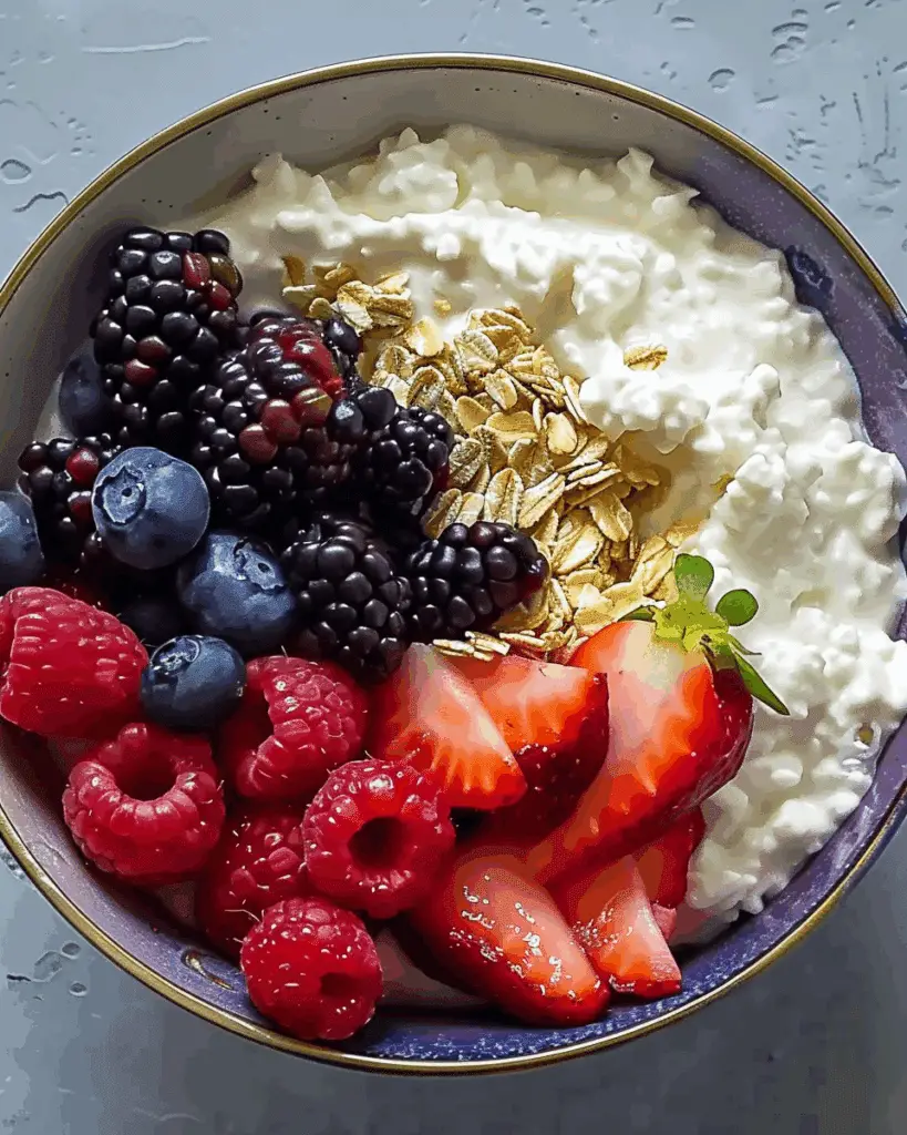 Cottage Cheese Bowl with Fruit