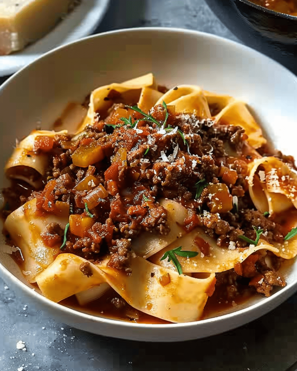 Lamb Ragu with Pappardelle