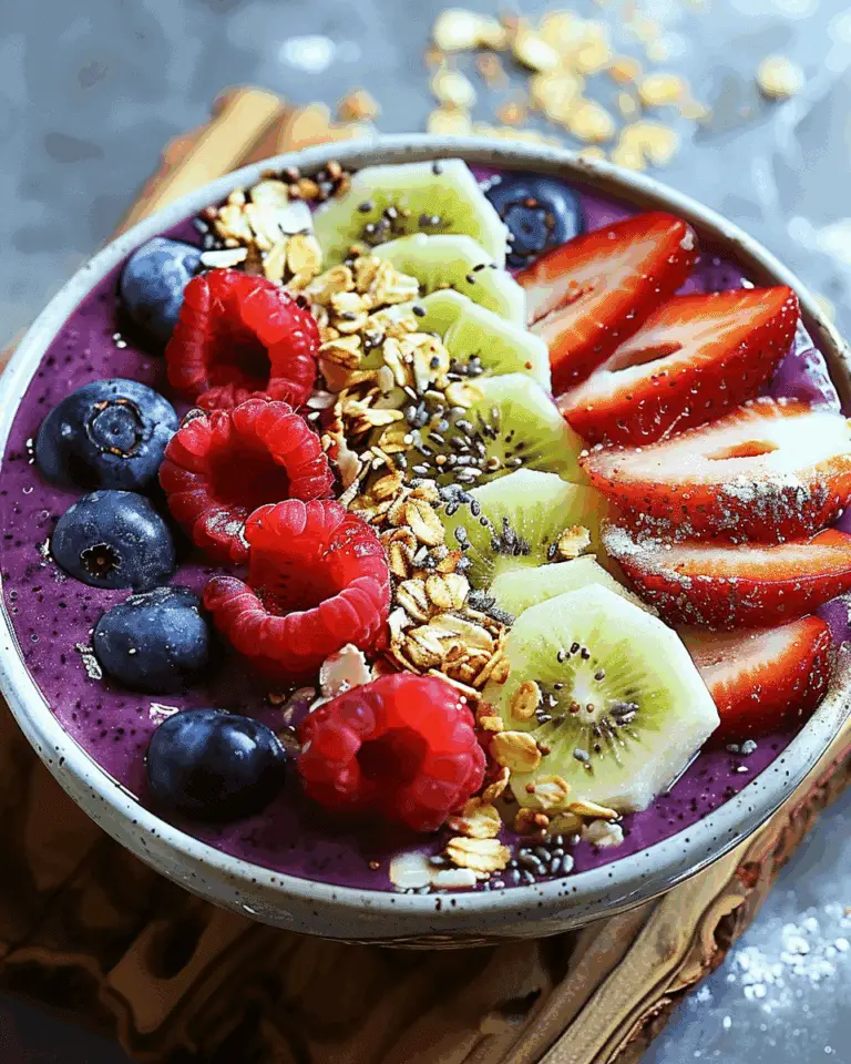 Tropical Acai Smoothie Bowl