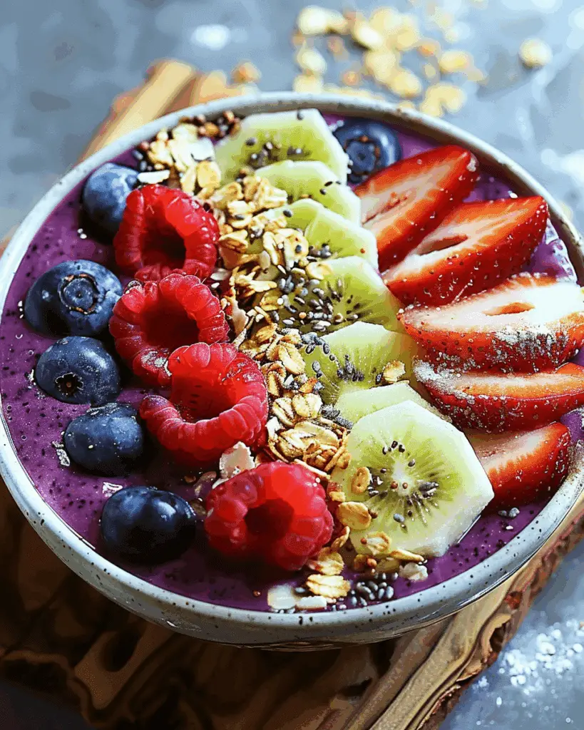 Tropical Acai Smoothie Bowl
