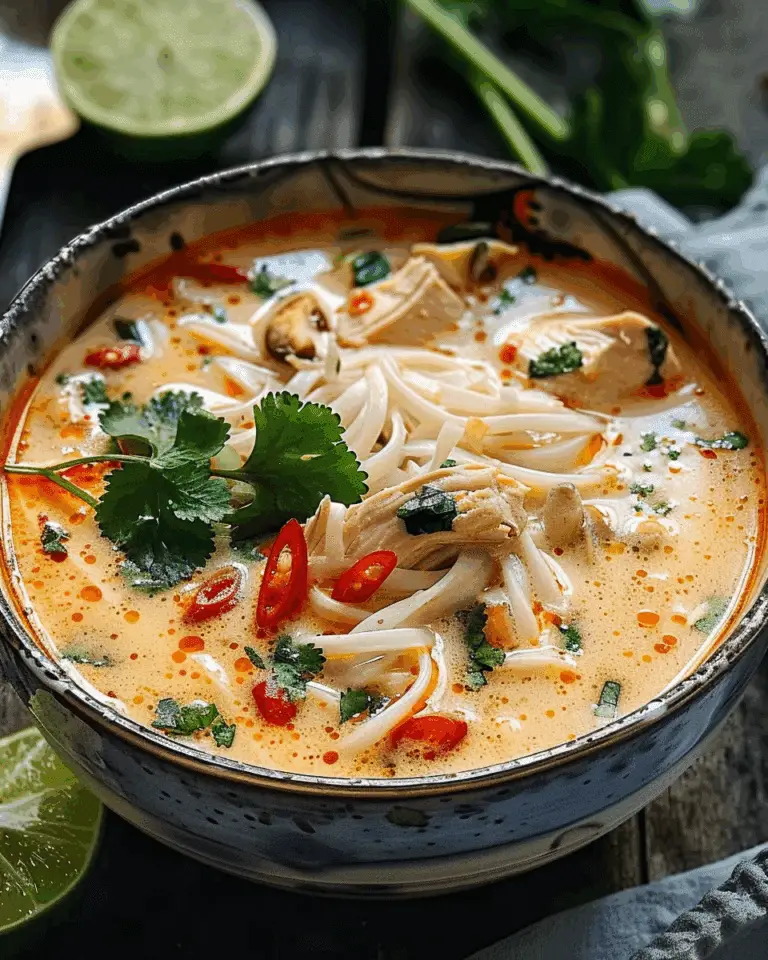 Easy & Flavorful Thai Chicken Soup
