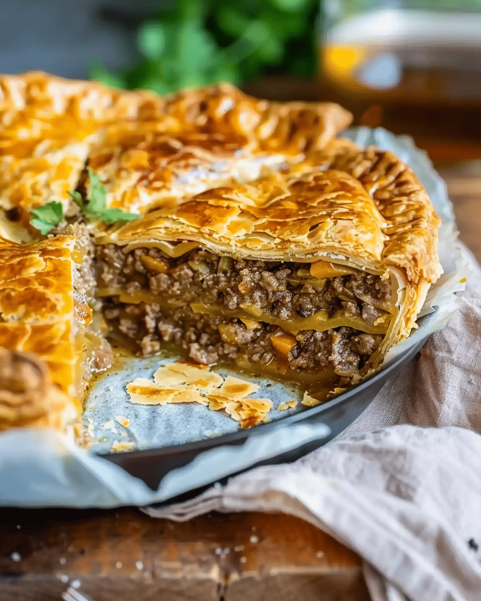 Romanian Meat Pie