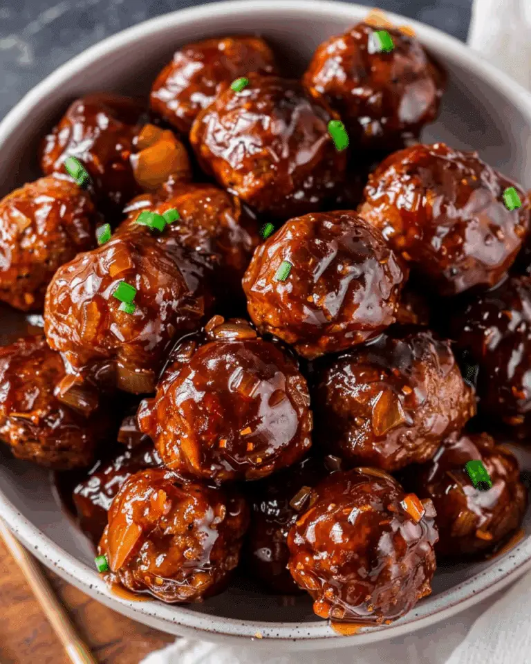 Honey Garlic Crockpot Meatballs