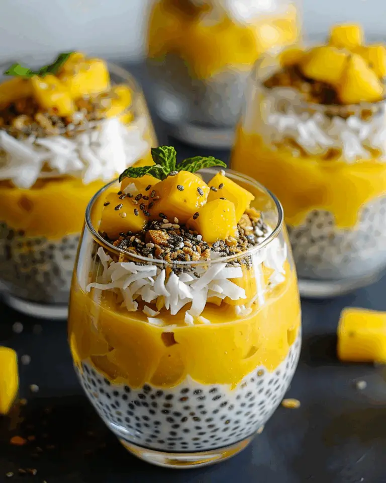 Mango Coconut Chia Pudding