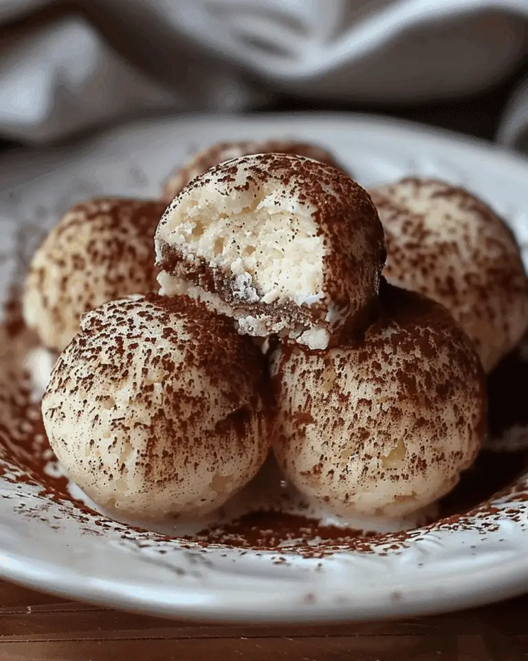 Easy Tiramisu Balls