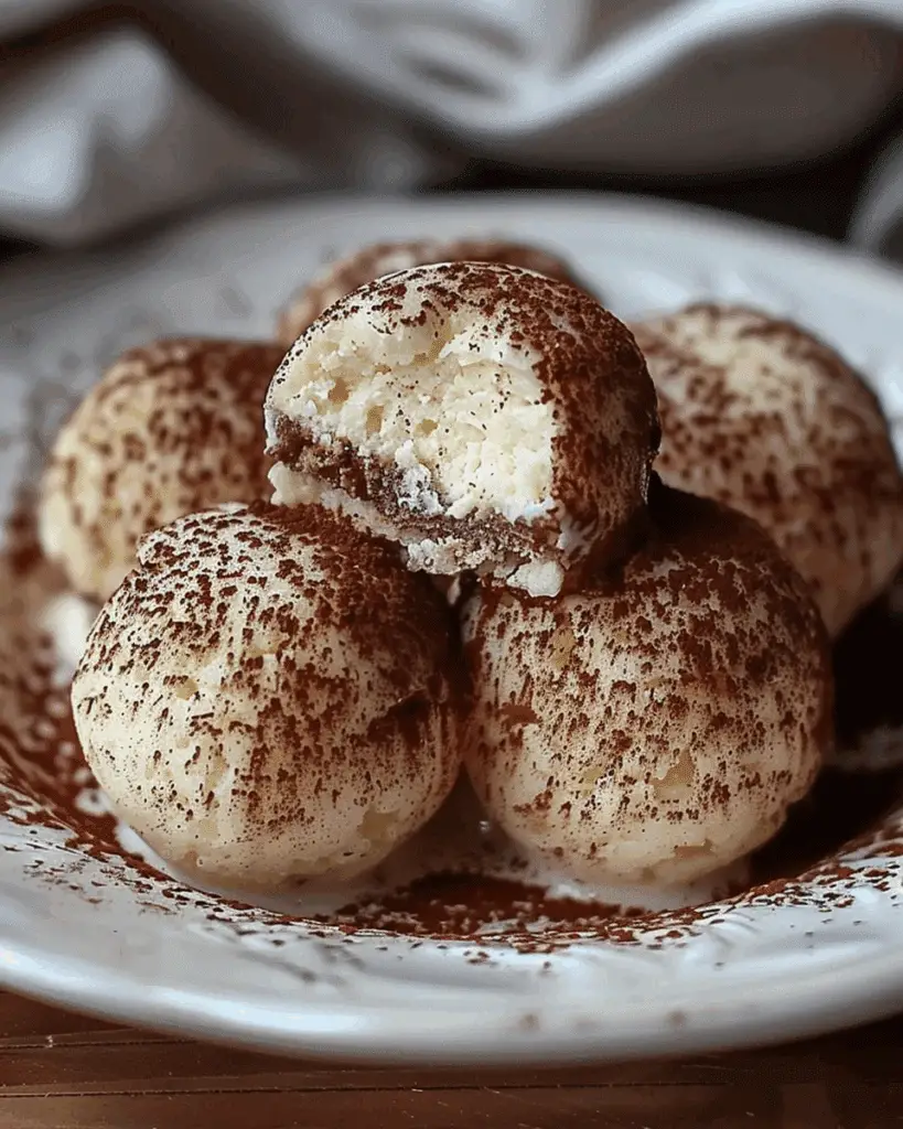 Easy Tiramisu Balls