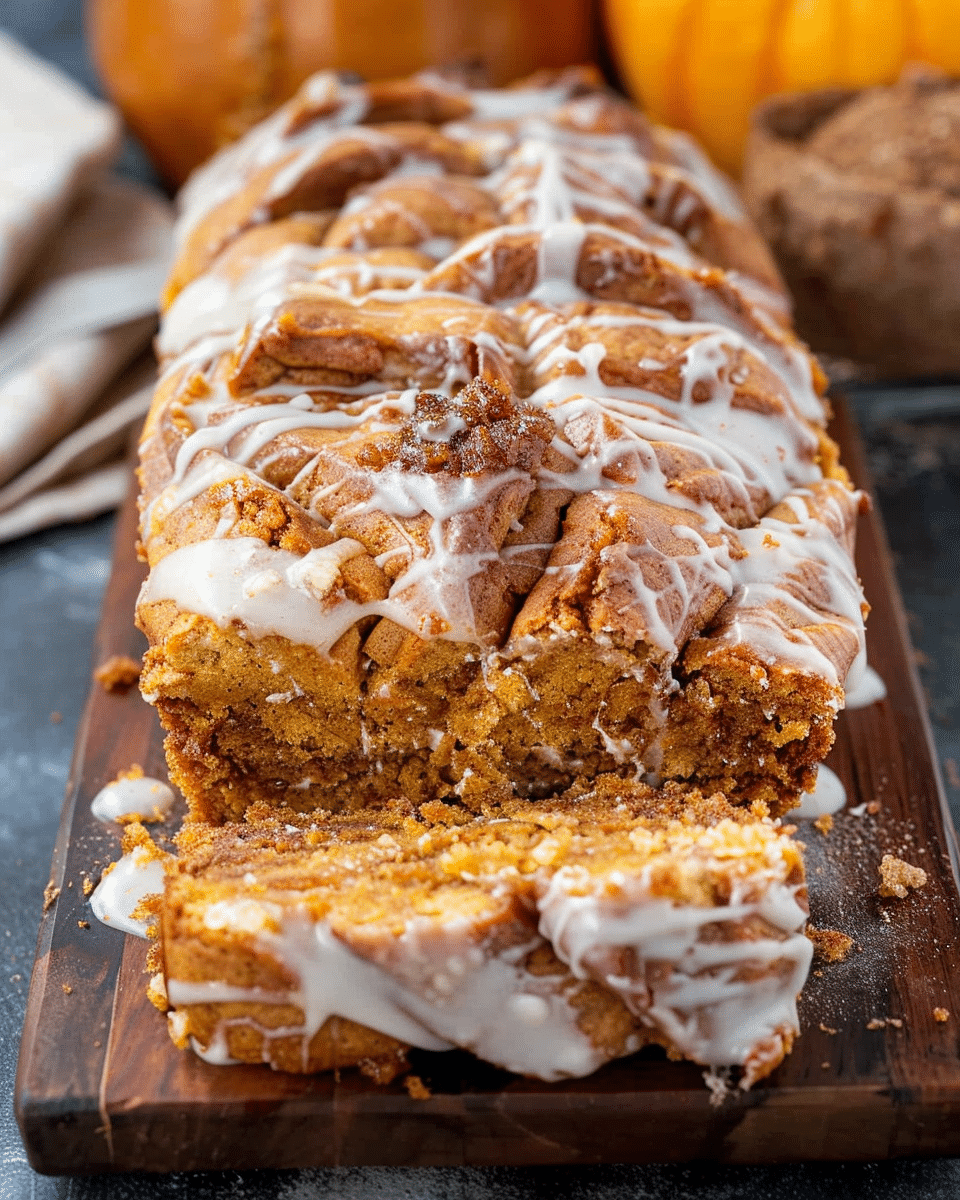 Pumpkin Pull‑Apart Loaf