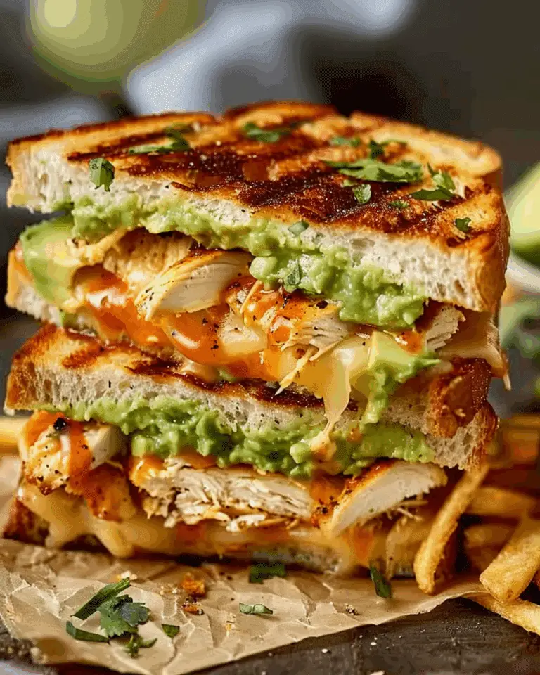 Chicken Avocado Melt Sandwich