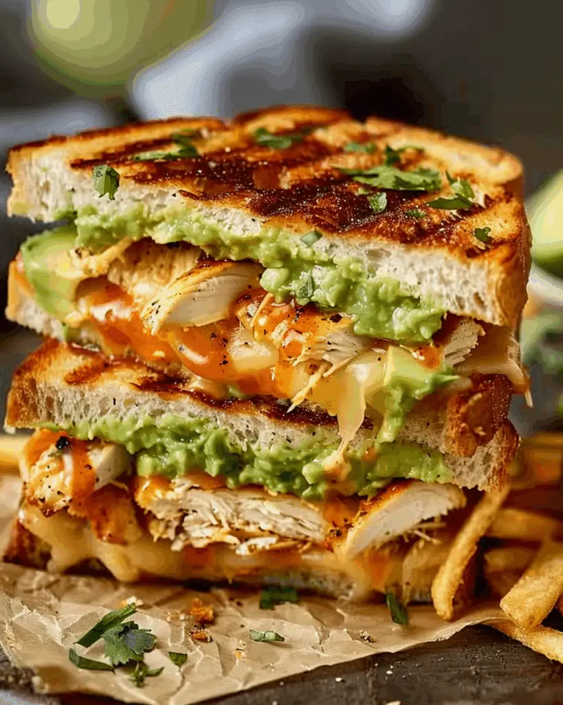 Chicken Avocado Melt Sandwich