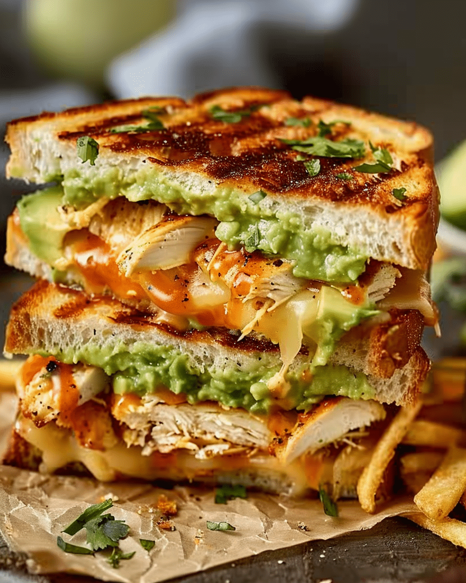Chicken Avocado Melt Sandwich