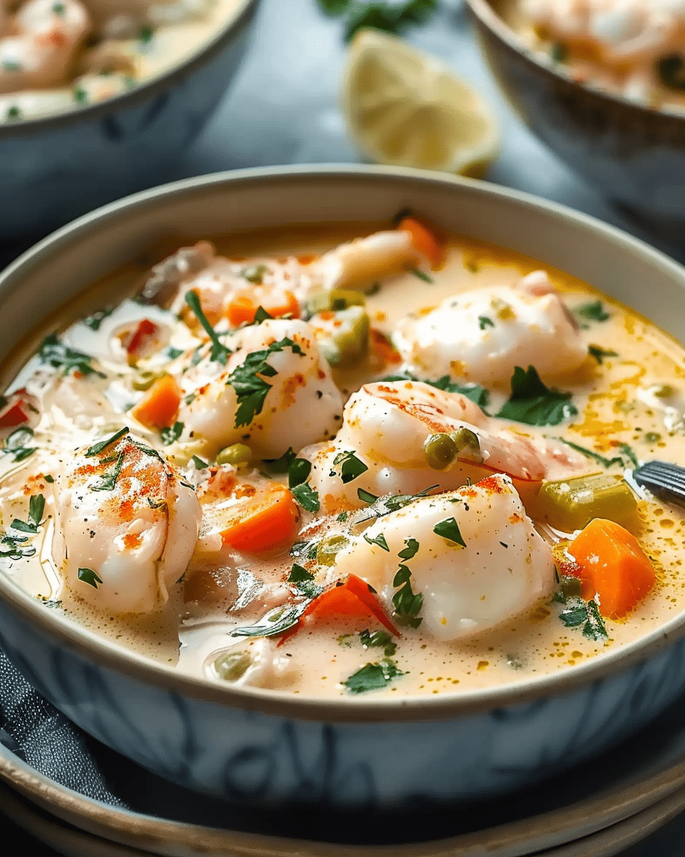 Creamy Coconut White Fish Stew