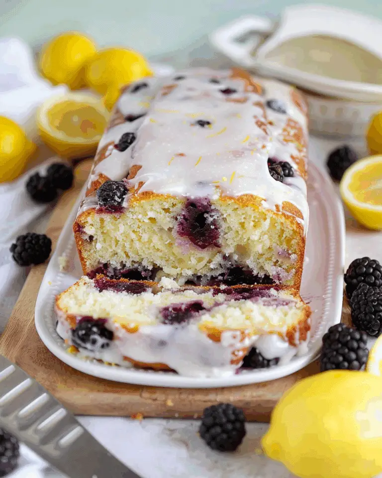 Lemon Blackberry Loaf