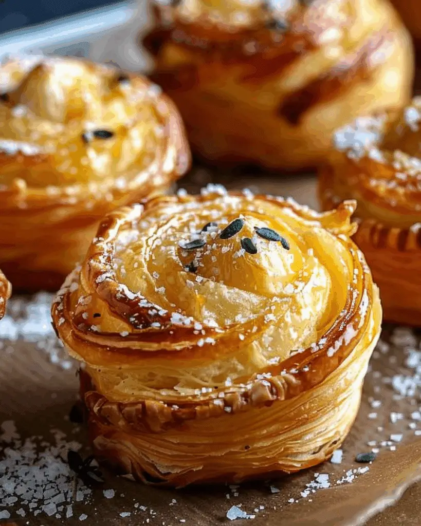 Cheesy Garlic Cruffins