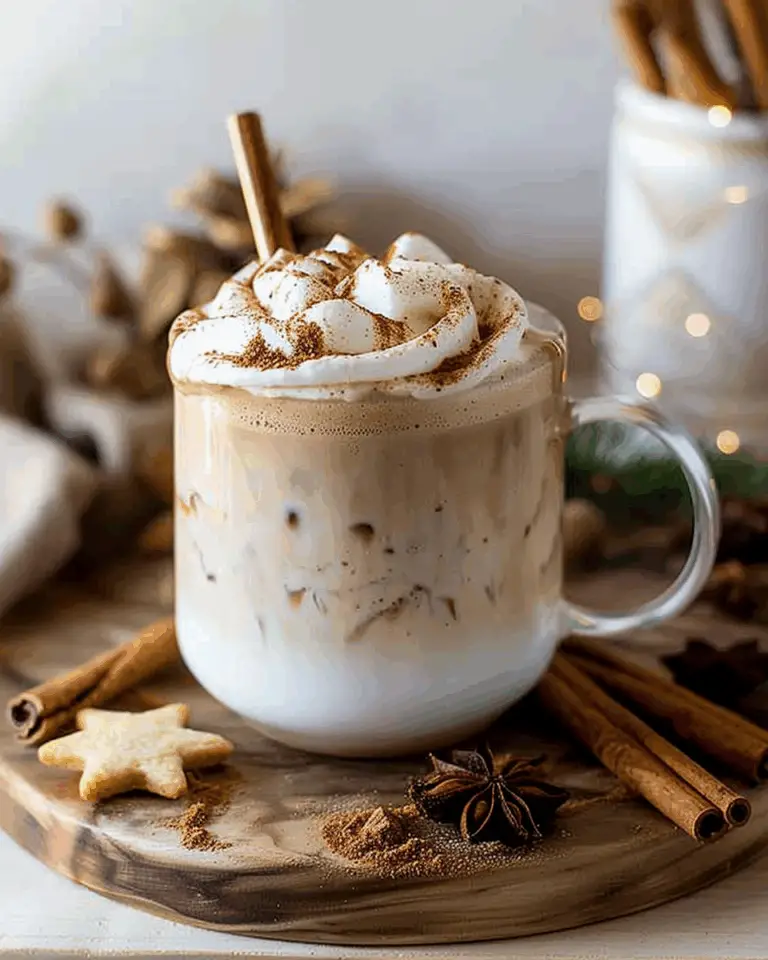 Gingerbread Chai Latte
