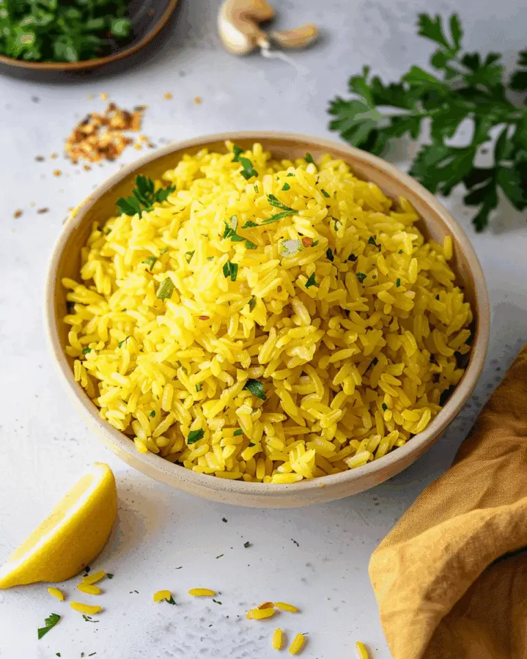 Mediterranean Yellow Rice