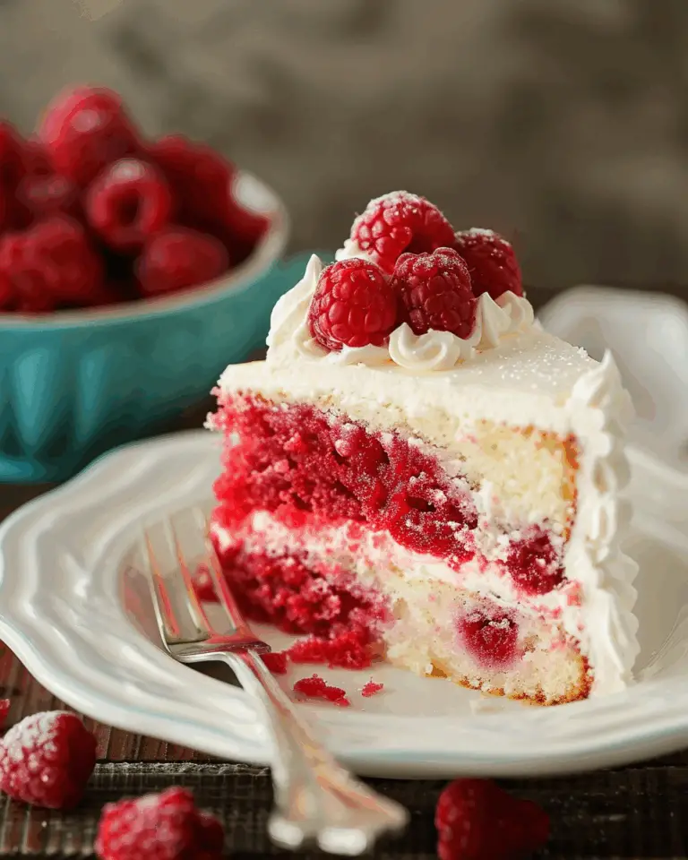 Raspberry Poke Cake Recipe