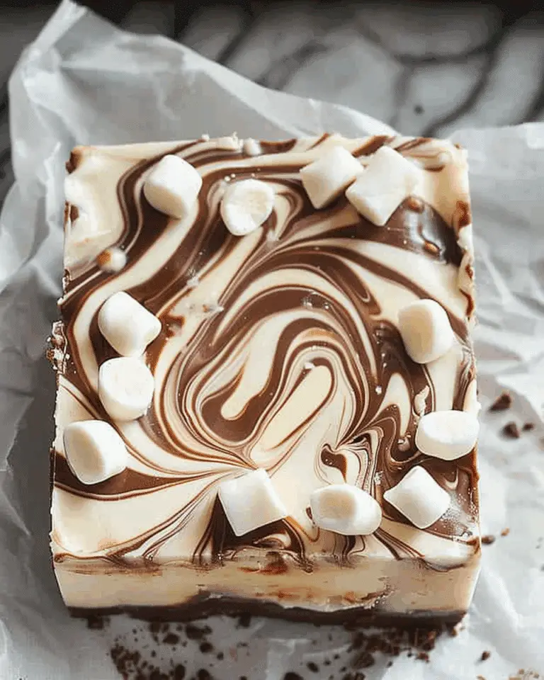 Marshmallow Swirl Fudge