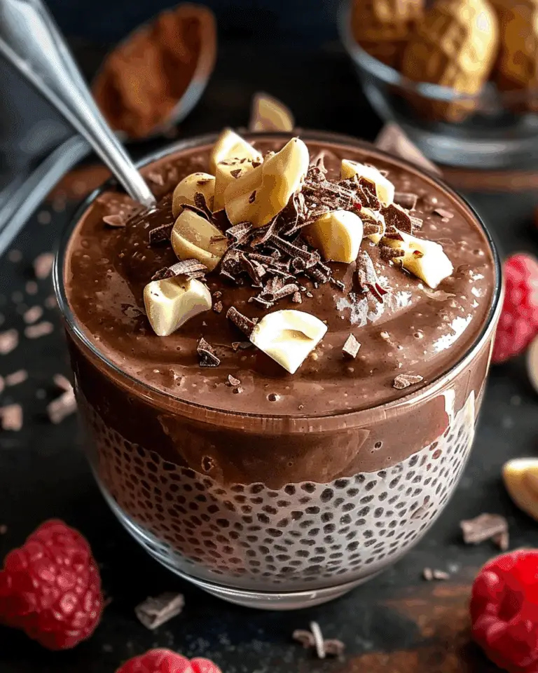 Chocolate Peanut Butter Chia Pudding: My Go-To Healthy Treat