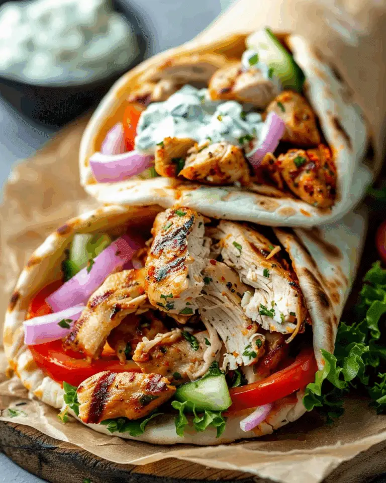 Greek Chicken Gyros Recipe